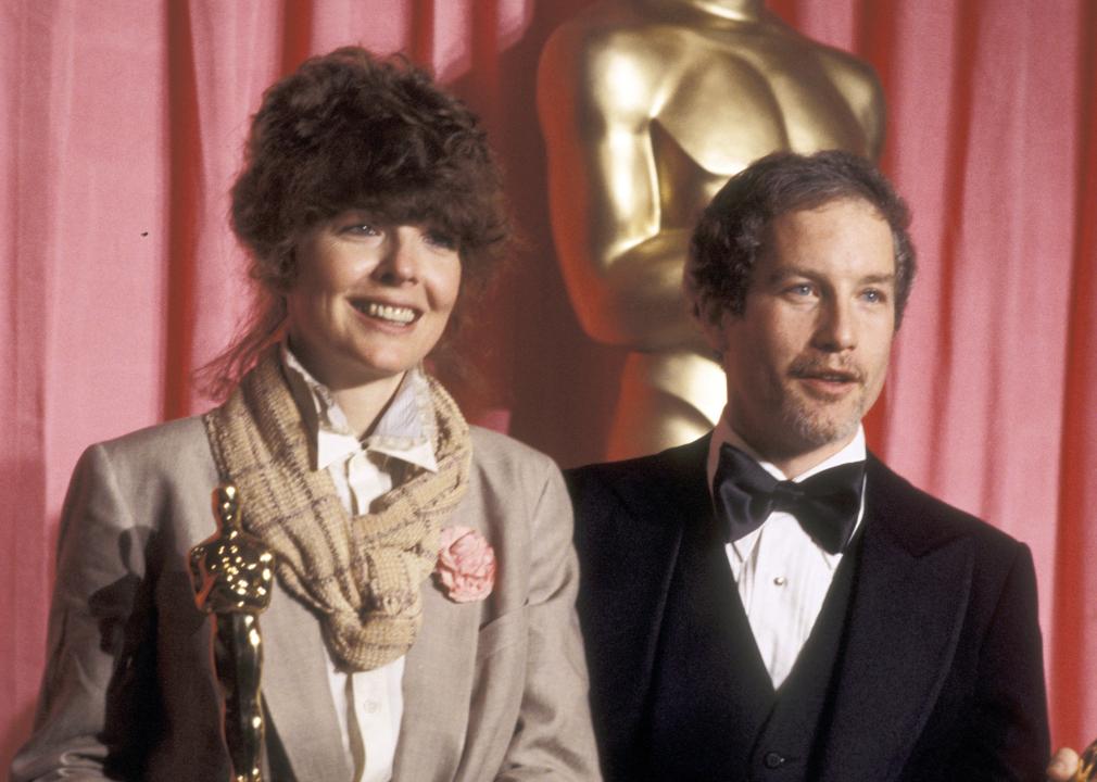 Diane Keaton และ Richard Dreyfuss ระหว่างงานประกาศผลรางวัลออสการ์ประจำปีครั้งที่ 50