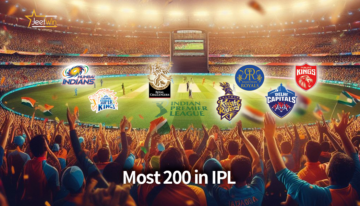 Discover which team has scored most 200 runs in ipl?