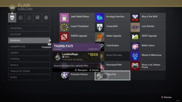 نحوه دریافت نماد Tigris Twitch رایگان برای Destiny 2