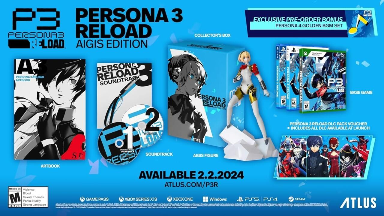 โหลด Persona 3 ใหม่: Aigis Edition