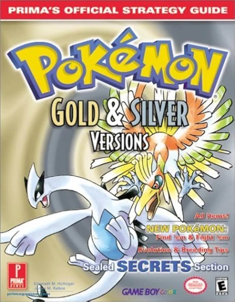 2000년 포켓몬 금은 가이드북.