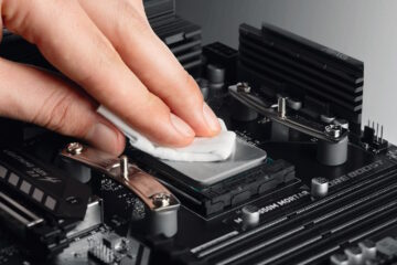 The right amount of thermal paste for your CPU